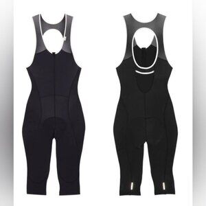 Rapha Women's 3/4 Bib Shorts Cycling Road Bike Italy Black Size Small